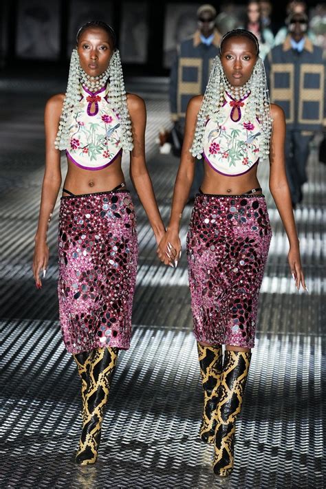 gucci twin models|gucci twin sisters.